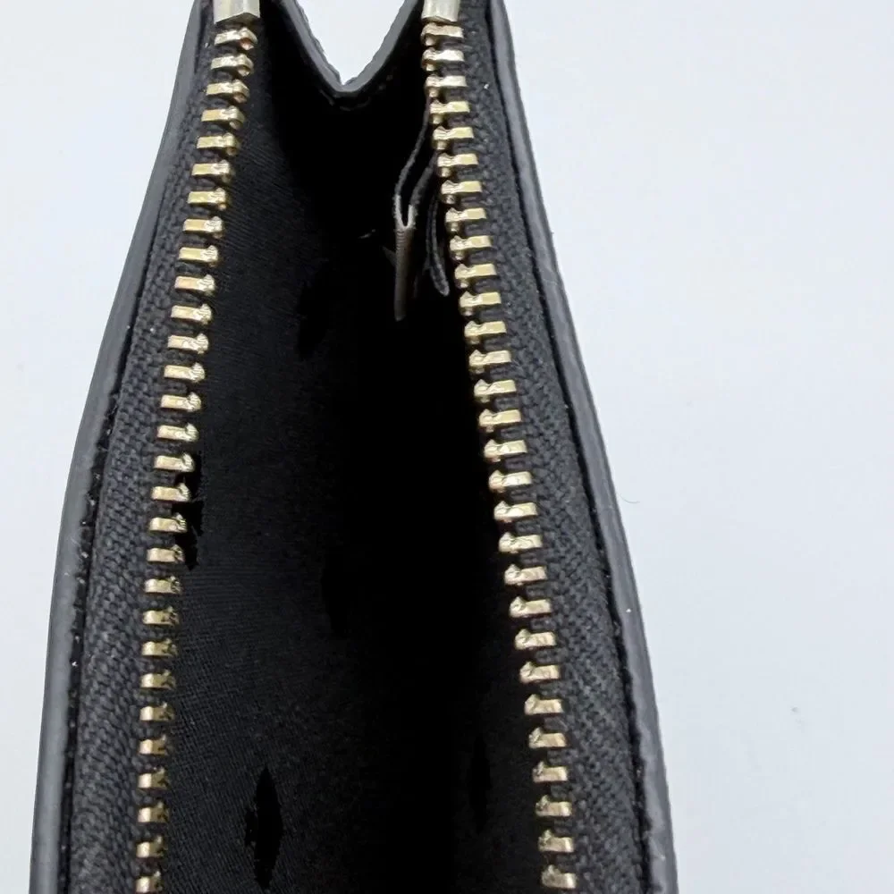Kate Spade Pebble Leather Wallet with Gold Accents
